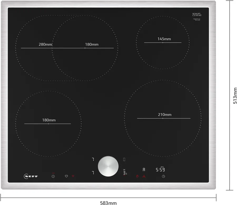 Product image: Neff t56stf1l0 induction hob, , medium-null