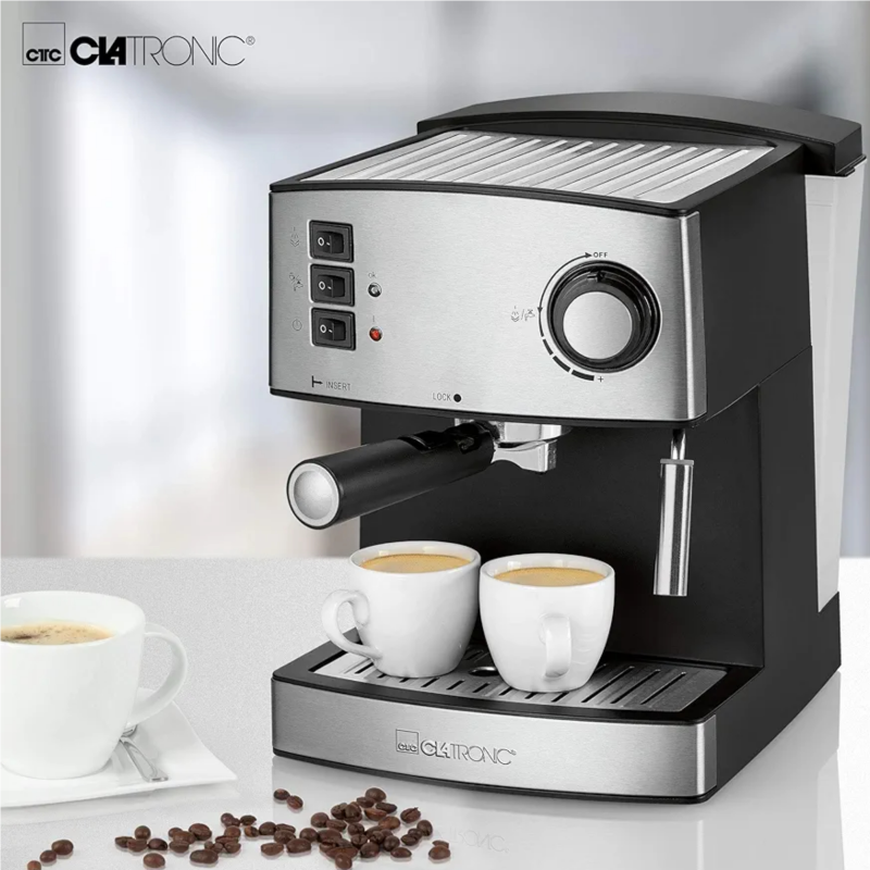 Product image: Καφετιέρα espresso clatronic es 3643 black-inox, , medium-null