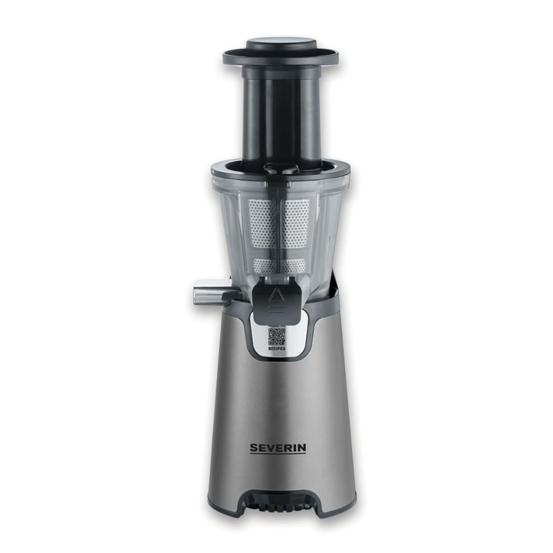 Product image: Severin αποχυμωτής αργής σύνθλιψης 150w με δοχείο χυμού 1l, σύστημα easy-clean, δύο σίτες, λειτουργία απόψυξης & εξάρτημα για κατεψυγμένα φρούτα es-3571, , medium-null