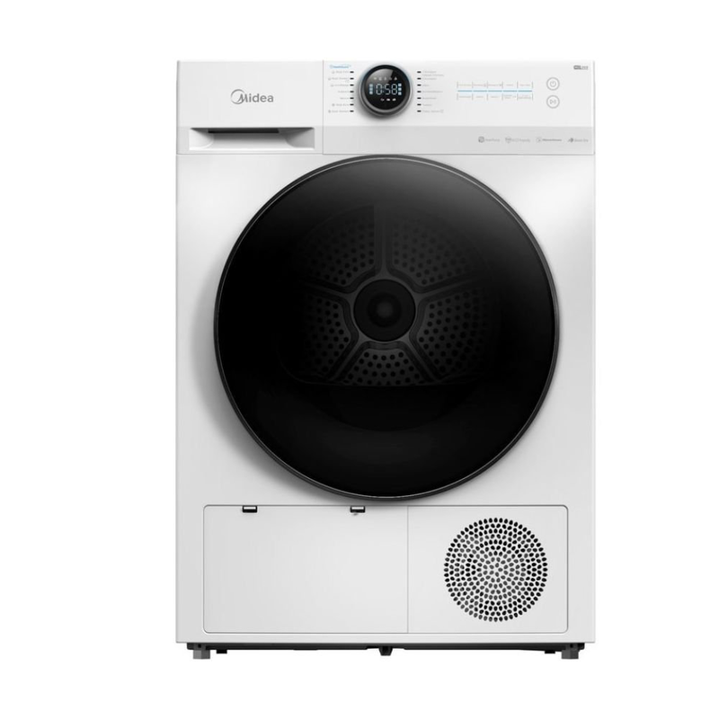 Product image: Midea στεγνωτήριο ρούχων 9kg lunar series με αντλία θερμότητας, a++, Wi-Fi & healthguard, άσπρο md200h90w/w-cy, , medium-null