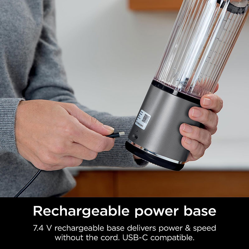Ninja compact portable blender black image number null