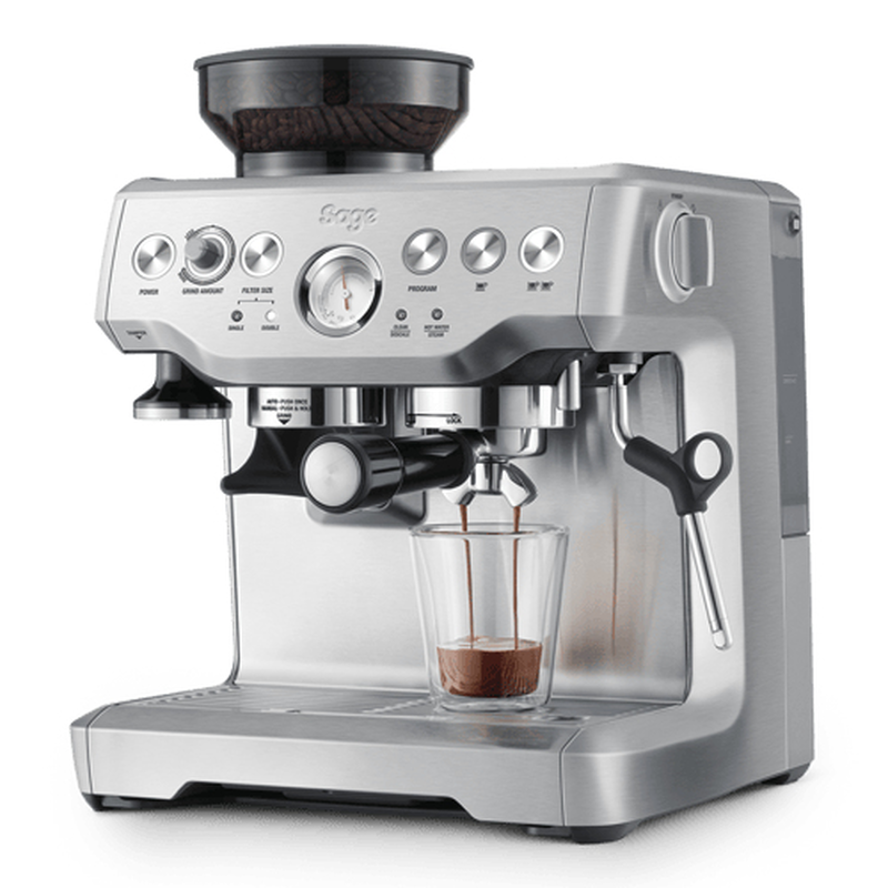Sage bes875uk espresso &mu;&eta;&chi;&alpha;&nu;ή 1850w &pi;ί&epsilon;&sigma;&eta;&sigmaf; 9bar &gamma;&iota;&alpha; espresso &kappa;&alpha;&iota; lungo silver-null
