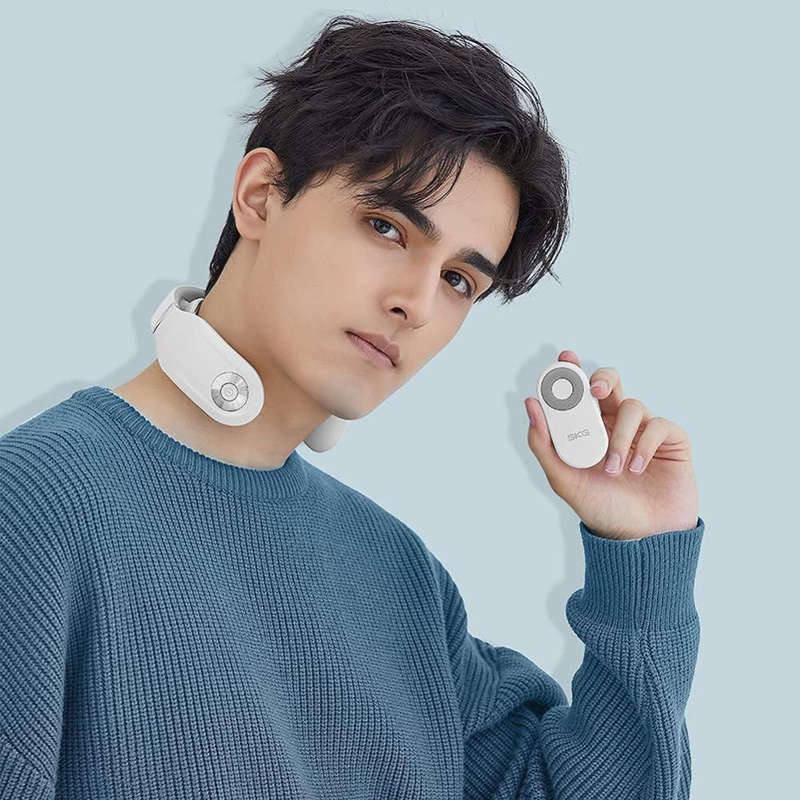Skg neck massager 4098e – έξυπνη ανακούφιση αυχένα με θερμότητα και ενσωματωμένο τηλεχειριστήριο, , medium-null