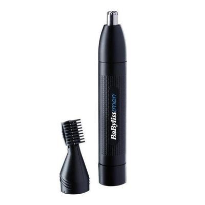 Babyliss τρίμερ μπαταρίας για μύτη, αυτιά, φρύδια με περιστροφικό μηχανισμό, αφαιρούμενο χτενάκι σε 2 μήκη & προστατευτικό κάλυμμα e652e, , medium