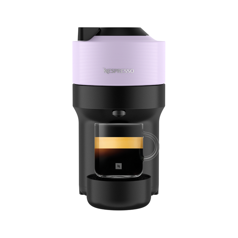 Nespresso vertuo pop espresso machine 1260w for latte macchiato and cappuccino lilac-null