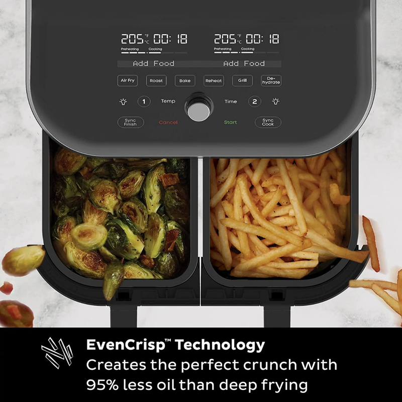 Instant pot Air fryer 7.6l charcoal vortex plus 140-3110-01-uk, , medium-null