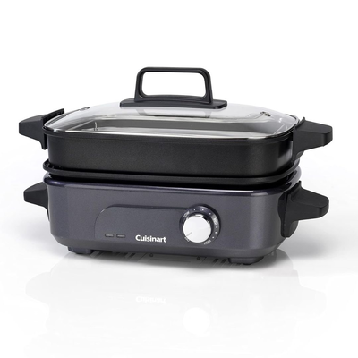 Cuisinart 2 σε 1 γκριλιέρα & πολυμάγειρας 1000w με 6 αξεσουάρ για απόλυτη ευελιξία στην κουζίνα, , medium