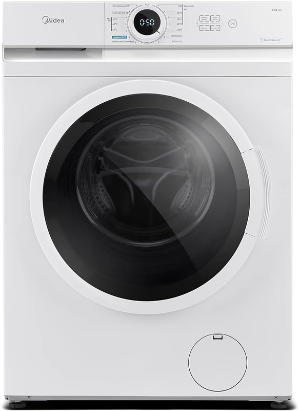 Midea washing machine 7kg lunar dial series model mf100w70b/w-cy, 1400rpm, , medium-null