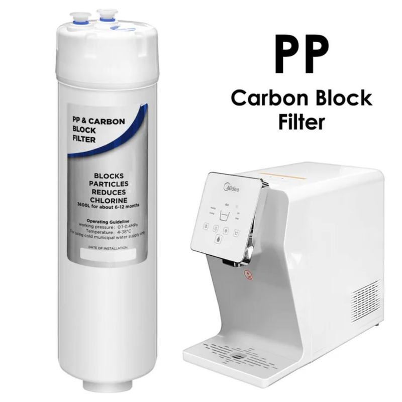 Product image: Φίλτρο νερού για το ψυγείο νερού midea jl1645t pp&carbon block filter n.1 midea water purifier, , medium-null