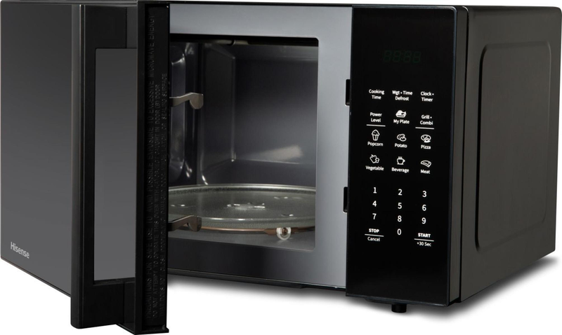 Hisense microwave oven with grill, 29 l, 900 w, touch control, black h29mobs9hguk, , medium-null