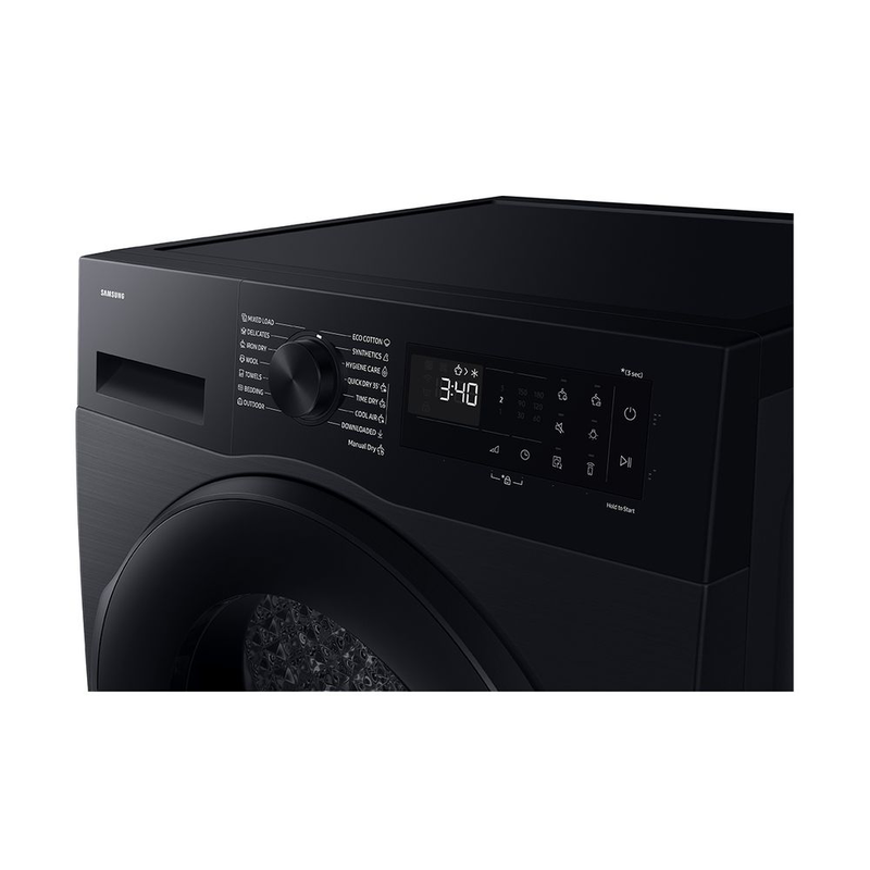 Samsung dv90dg52a0able dryer 9 kg black, , medium-null