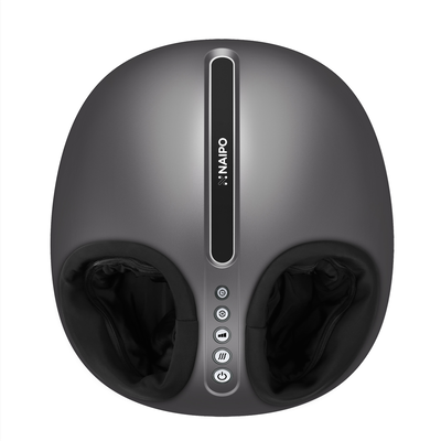Naipo foot massager with shiatsu kneading & Air compression, Grey, medium