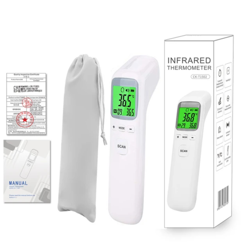 Product image: Θερμόμετρο υπερύθρων πυρετού andowl ck-t1502 infrared thermometer, , medium-null