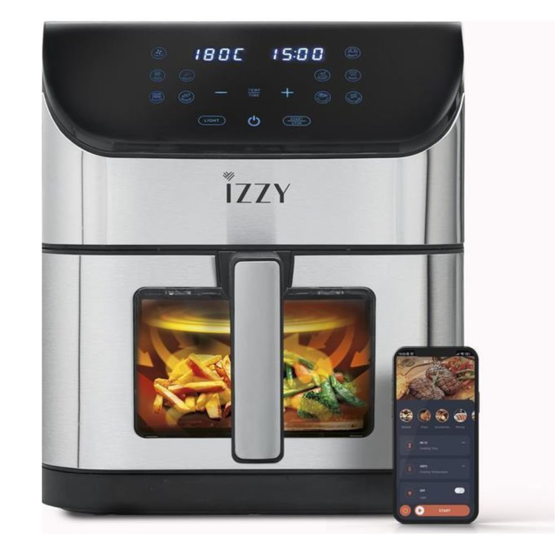 Izzy digital &phi;&rho;&iota;&tau;έ&zeta;&alpha; &alpha;έ&rho;&omicron;&sigmaf; inox xl 8lt &mu;&epsilon; Wi-Fi &alpha;&sigma;&eta;&mu;ί, , medium-null