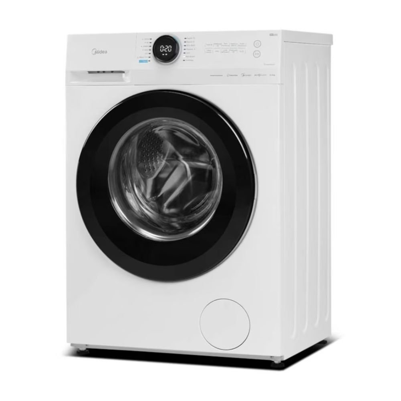 Midea &pi;&lambda;&upsilon;&nu;&tau;ή&rho;&iota;&omicron; &rho;&omicron;ύ&chi;&omega;&nu; 8kg lunar series &mu;&epsilon; steam care, turbo wash, Wi-Fi & 1400 &sigma;&tau;&rho;&omicron;&phi;έ&sigmaf;, mf200w80wb/w-cy &lambda;&epsilon;&upsilon;&kappa;ό, , medium-null