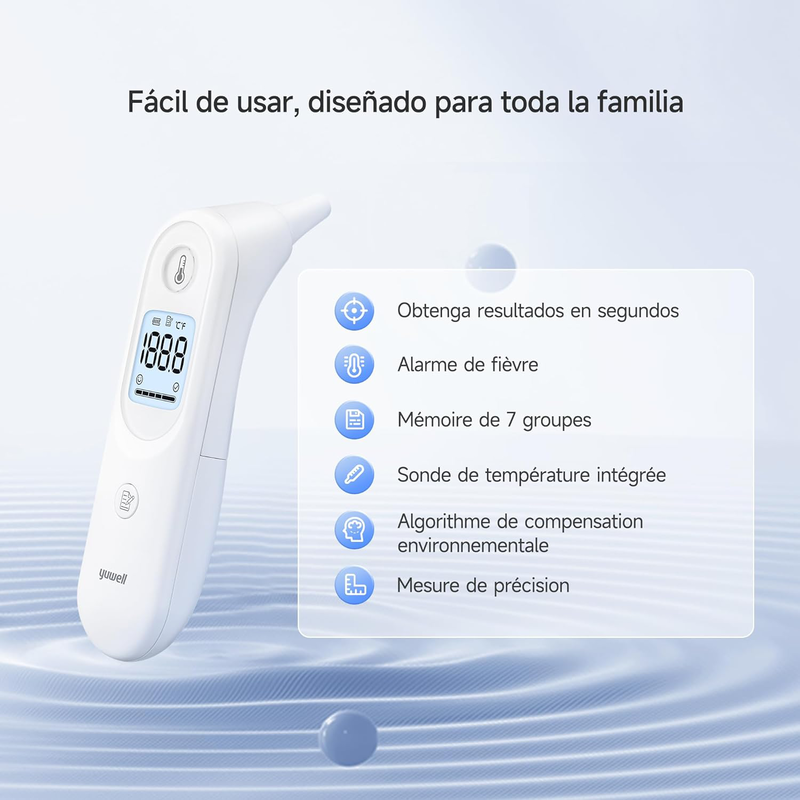 Product image: Yuwell infrared ear thermometer (yht101), , medium-null