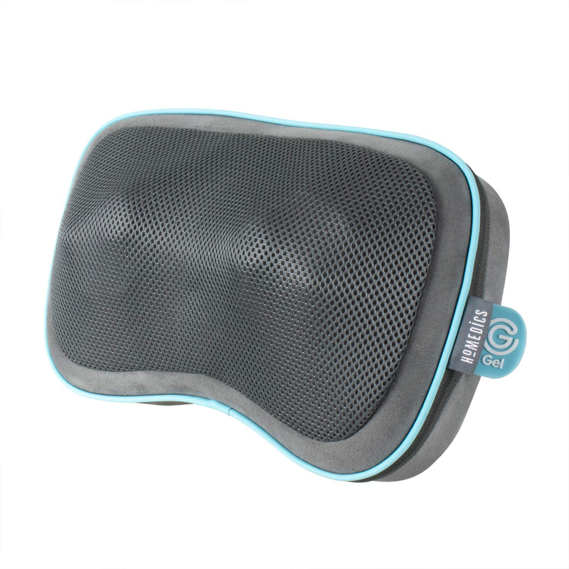 Product image: Homedics επαναφορτιζόμενο φορητό μαξιλάρι μασάζ shiatsu με gel & θερμότητα, , medium-null
