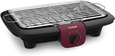Tefal bg90e5 bbq easygrill black/red 2300w, Black, medium