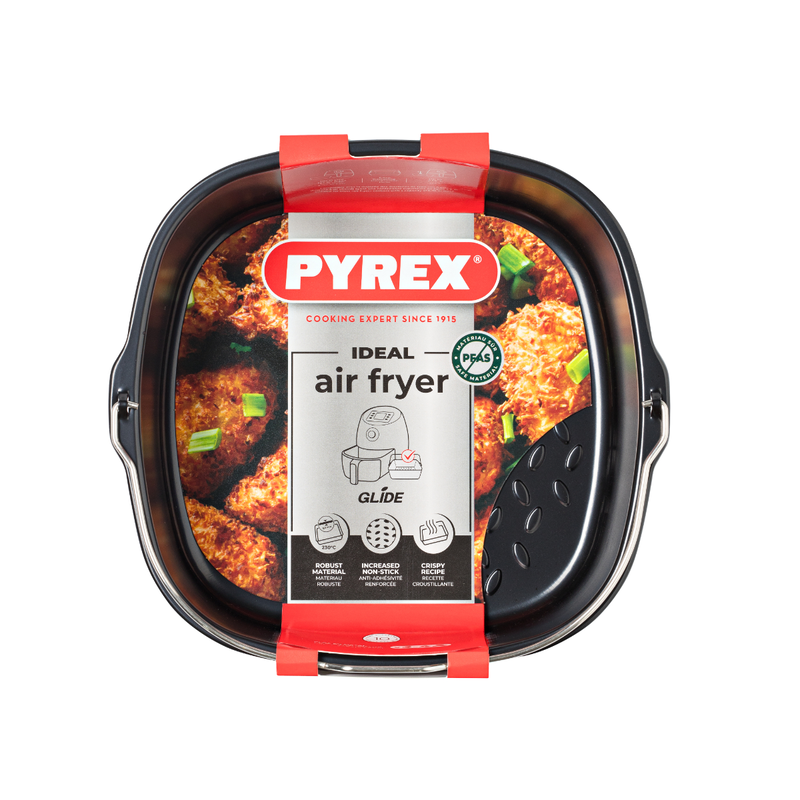 Pyrex metal Air fryer square, , medium-null