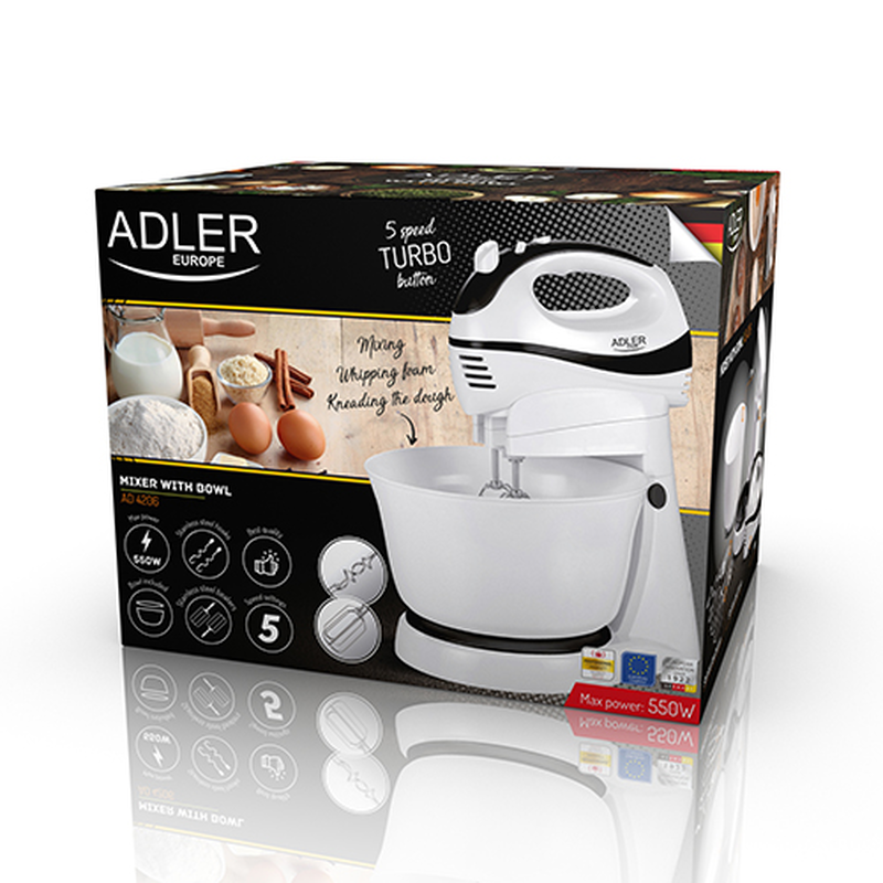 Product image: Adler mixer with bowl ad4206 300w, , medium-null