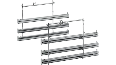 Neff full extension rails, 3-level stainless steel z12tf36x0 17001816, , medium