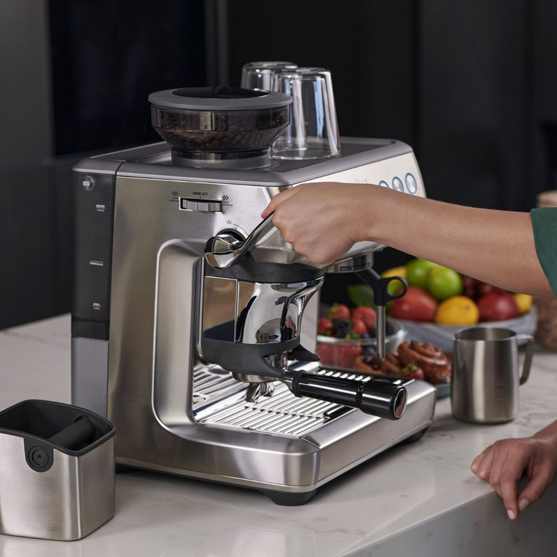 Sage barista express impress &eta;&mu;&iota;&alpha;&upsilon;&tau;ό&mu;&alpha;&tau;&eta; &mu;&eta;&chi;&alpha;&nu;ή espresso 15 bar &mu;&epsilon; &mu;ύ&lambda;&omicron; & impress&trade; puck system ses876btr4guk1 &mu;&alpha;ύ&rho;&omicron;-null