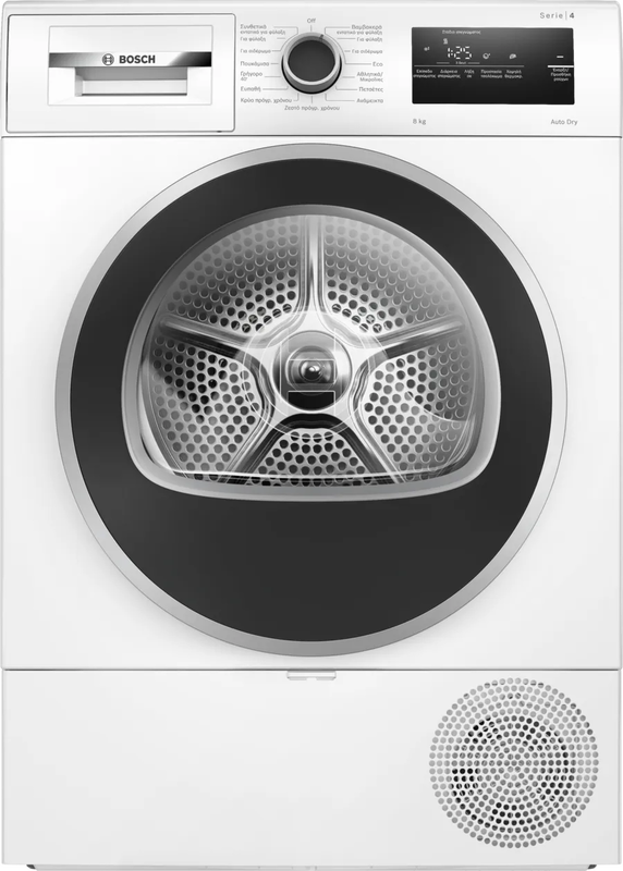 Bosch wth85208gr dryer 8 kg, white series 4, 5 years quarantee-null