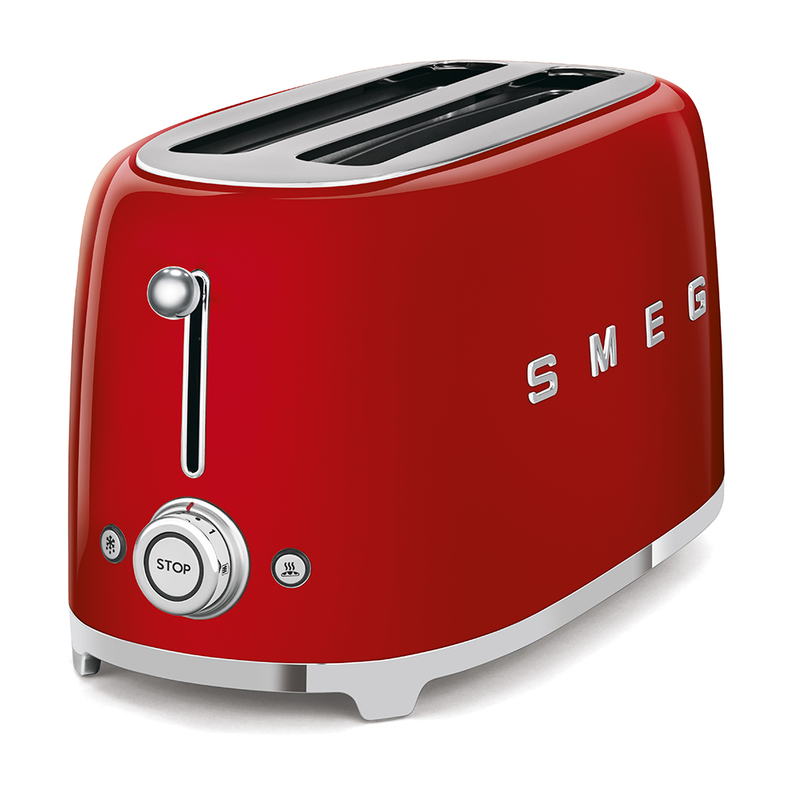 Smeg 50's toaster 2 extra-wide slots - red image number null