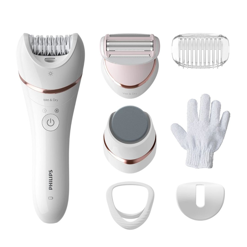 Philips επαναφορτιζόμενη 2 σε 1 αποτριχωτική μηχανή για υγρό & ξηρό δέρμα, , medium-null