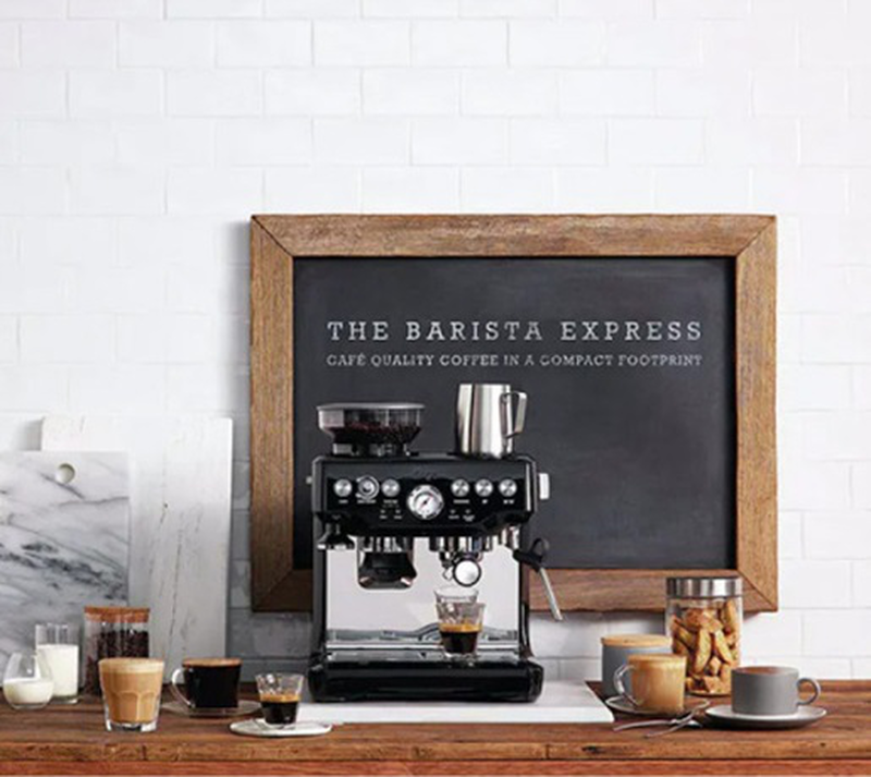 Sage ses875btr2guk1 the barista express™ μηχανή εσπρέσσο, μαύρο, , medium image number null