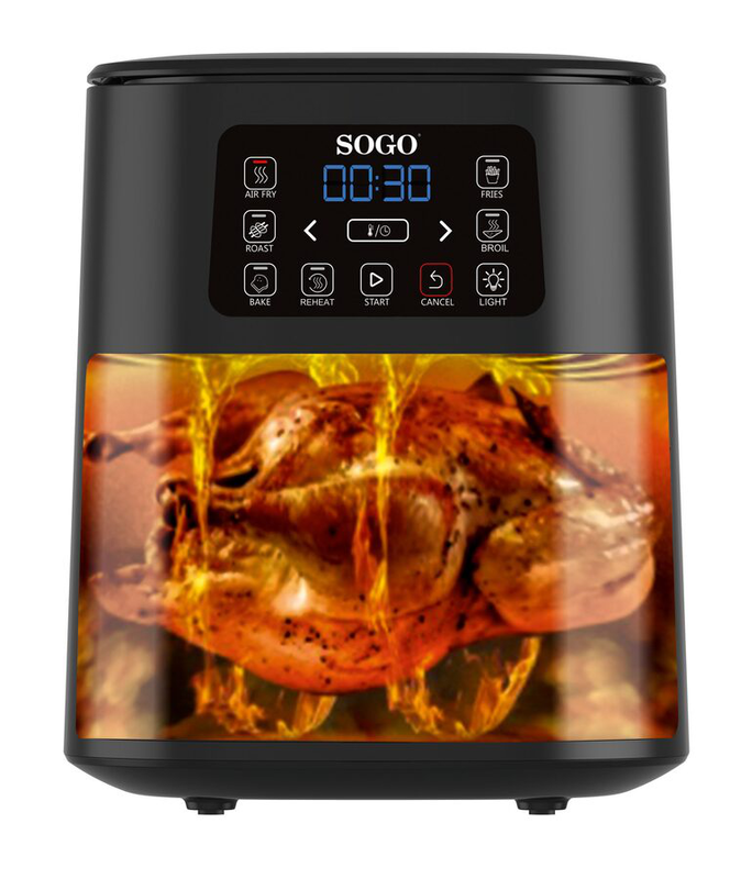 Sogo Air fryer 4l black 10820, , medium-null