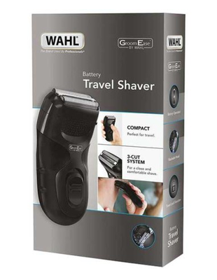 Wahl groomease battery operated travel foil shaver