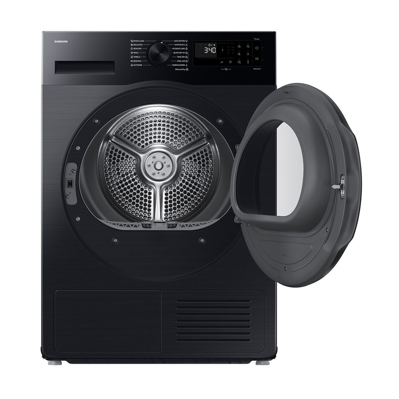 Samsung dv90dg52a0able dryer 9 kg black, , medium-null