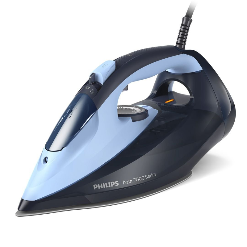 Philips series 7000 dst7041/20 steam iron 2800w with steamglide elite plate and continuous steam supply 50g/min, , medium-null