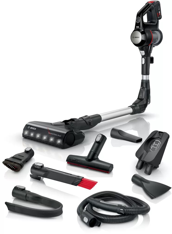 Bosch unlimited 7 recharchable vacuum cleaner stick & accessories - black, , medium image number null