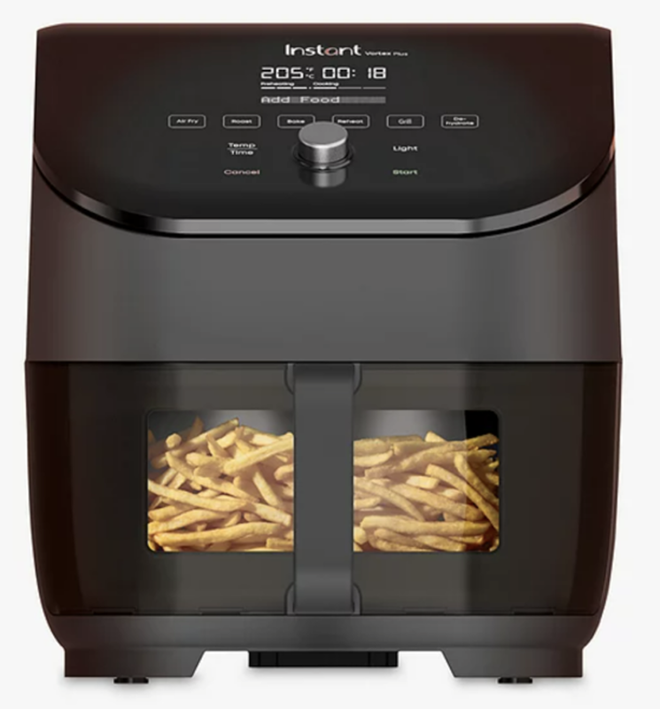 Instant vortex plus with clearcook - 5.7l digital Air fryer, black-null