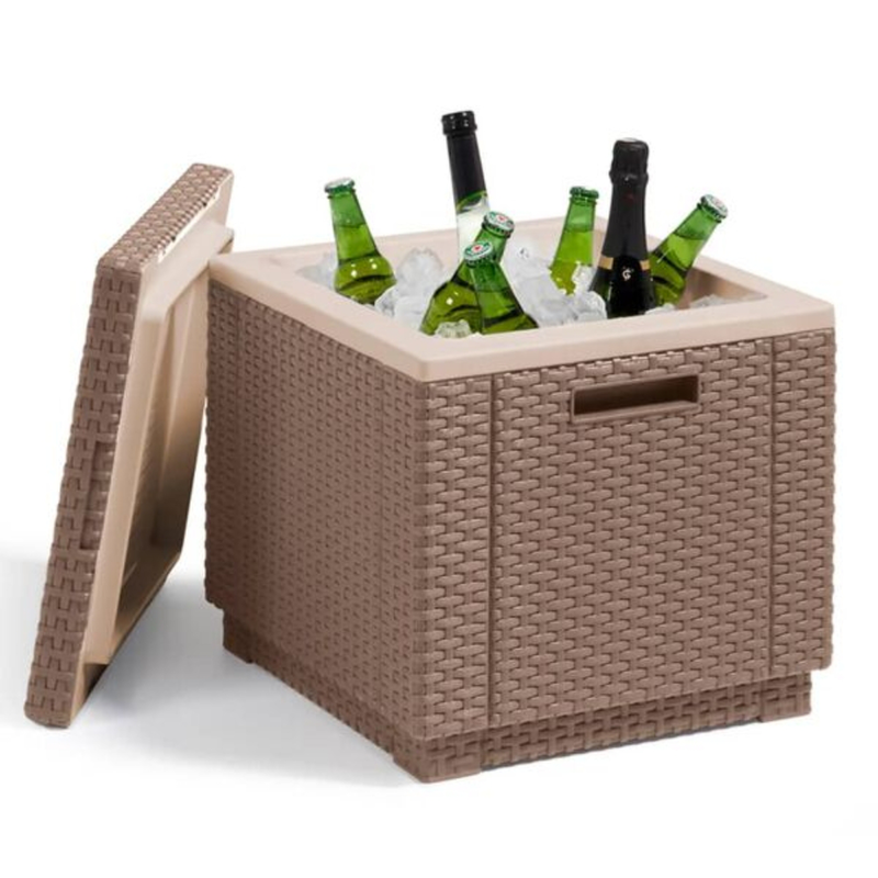 Product image: Keter πλαστικό φορητό ψυγειάκι πάγου χωρητικότητας 40 lt, ice cube, 42x42x41 cm, , medium-null