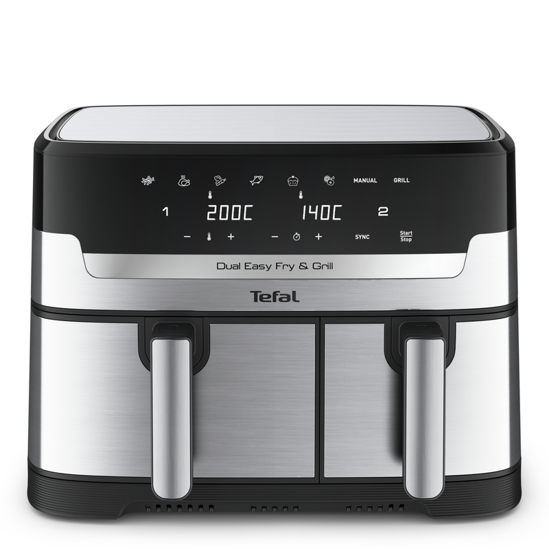 Tefal &phi;&rho;&iota;&tau;έ&zeta;&alpha; &alpha;έ&rho;&omicron;&sigmaf; dual technology 8.3l black easy fry & grill ey905d10-null