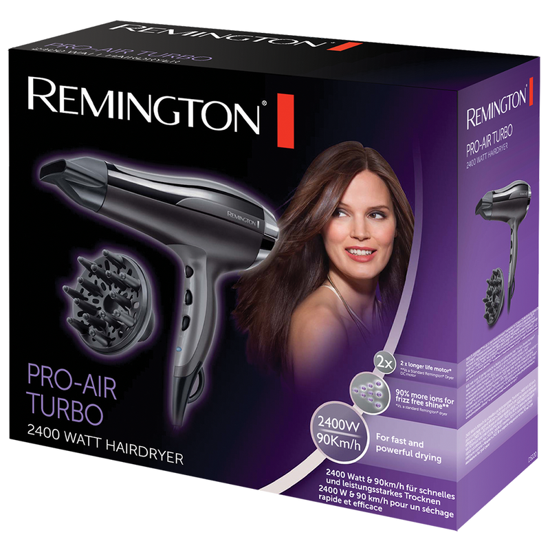 Remington d5220 hair dryer, black, , medium-null