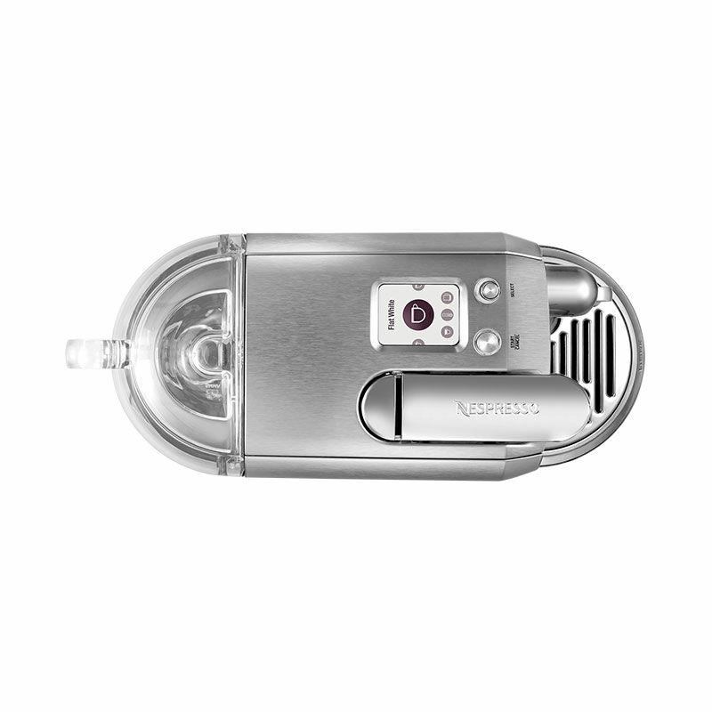 Nespresso creatista plus espresso machine 1300w pressure 19bar for espresso and lungo silver-null