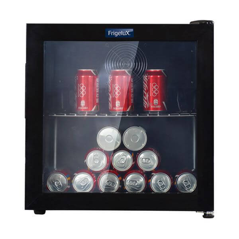 Frigelux d48 refrigerator mini-bar display case, (h &times; w &times; d): 50 &times; 48 &times; 44.5 cm color: black, , medium-null