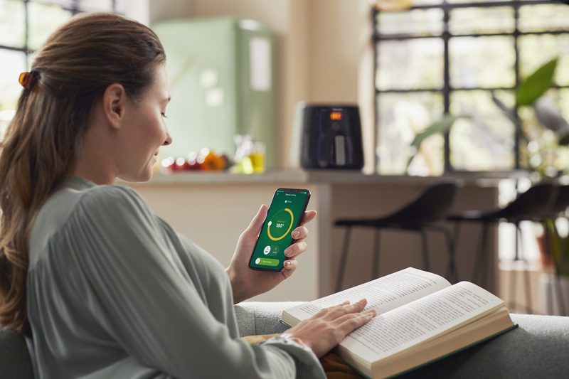 Philips Air fryer Wi-Fi 6.2l black hd9280/70-null