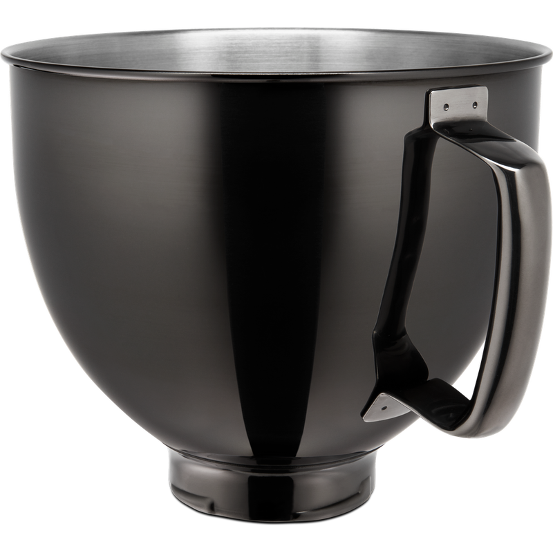 Stainless steel mixing bowl 4.8l 5ksm5ssbrb matte black, , medium-null