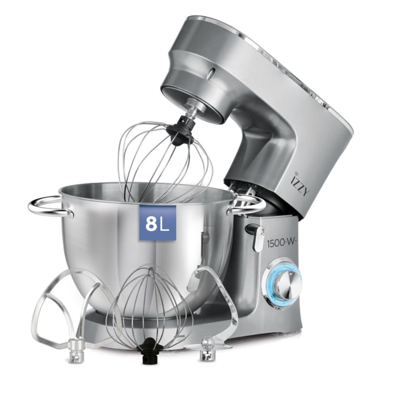 Product image: Izzy κουζινομηχανή 1500w με μπολ 8l & πλανητική κίνηση iz-1503, , medium-null