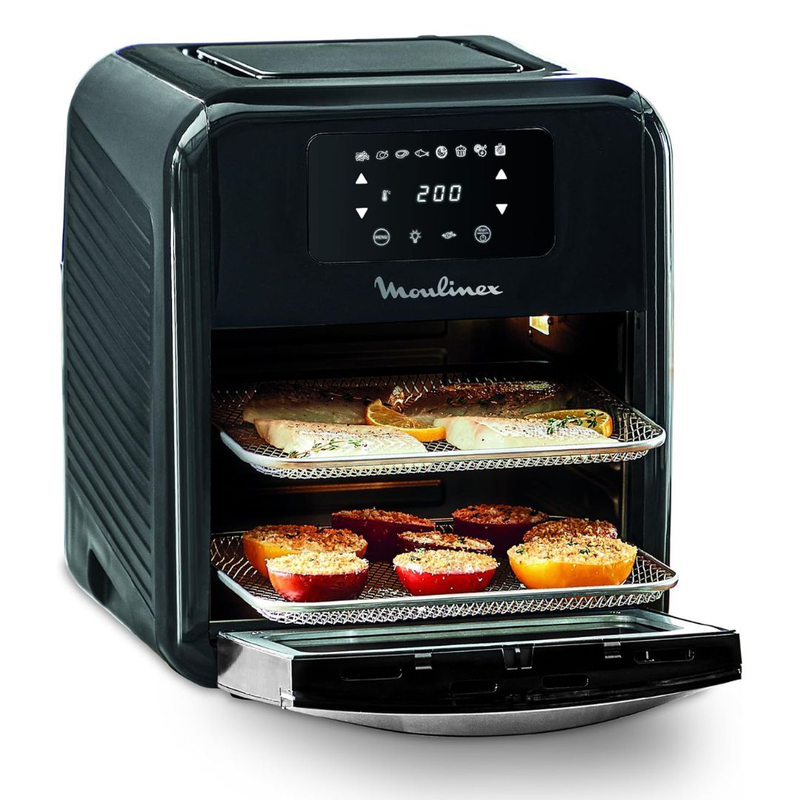 Moulinex easy fry oven & grill πολυλειτουργική φριτέζα αέρος, ψησταριά & φούρνος 2000w με xxl χωρητικότητα 11l, 8 προγράμματα, τεχνολογία grill & extra crisp al501810, , medium-null