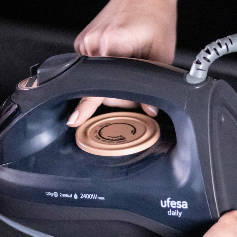Ufesa pv1100c steam iron 2400w with ceramic plate-null