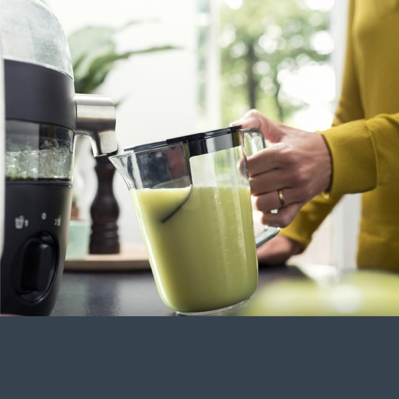 Product image: Philips viva collection αποχυμωτής 800w με χωρητικότητα 2l, στόμιο xl & quickclean hr1856/70, , medium-null