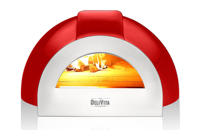 Delivita pro dual fuel oven chilli red, , medium