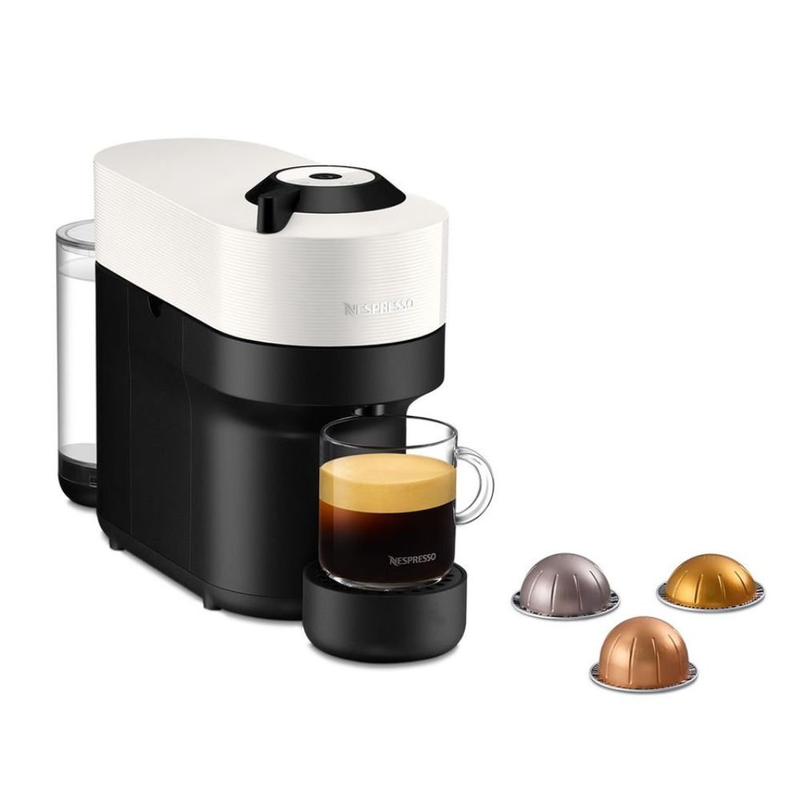 Nespresso vertuo pop espresso machine 1260w pressure 19bar for espresso, lungo, and mug coconut white, , medium-null