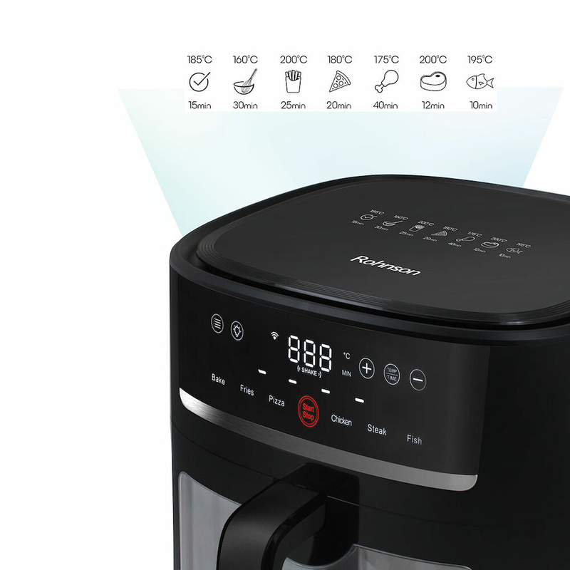 Rohnson Air fryer Wi-Fi 8l black r-2834-null